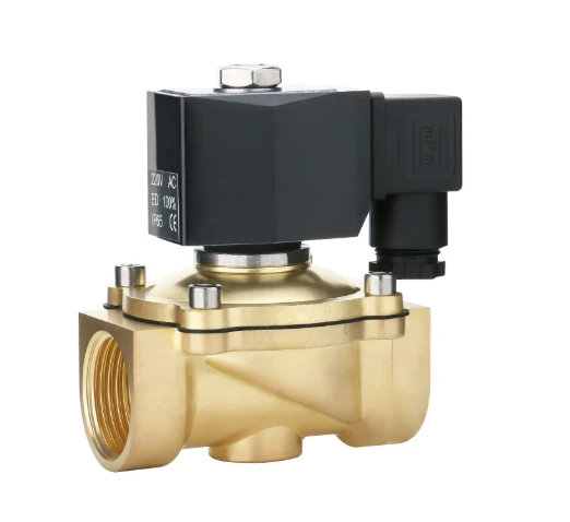 ZS Waterproof Overmolded Brass Diaphragm Solenoid Valve For Water suppliers